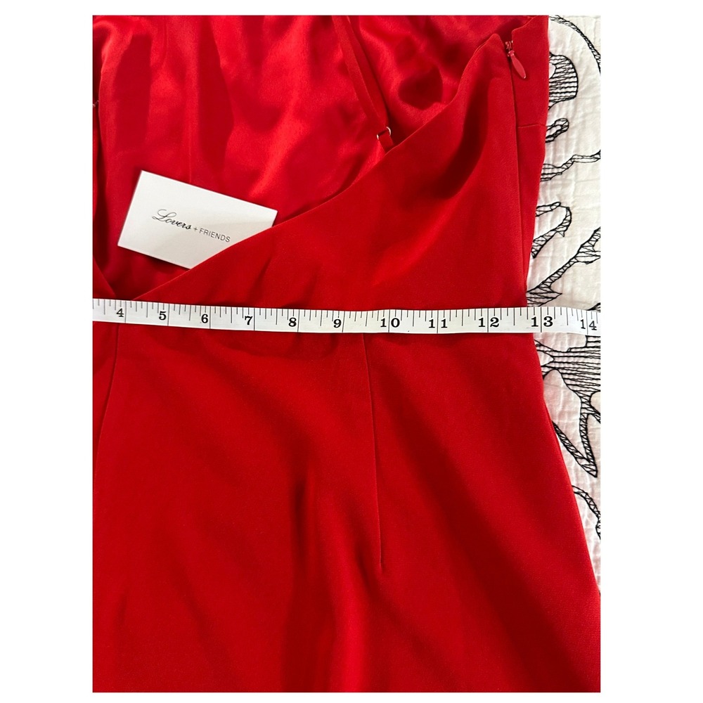 Lovers and Friends Keely Mini Dress in Red xs juniors - Picture 7 of 9